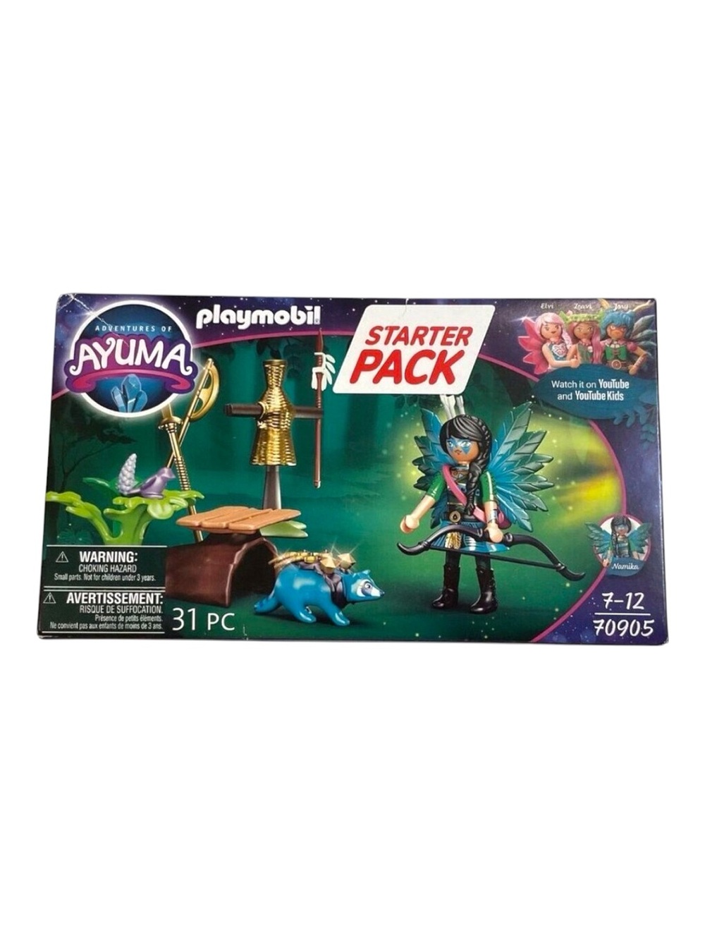 Playmobil Ayuma Starter Pack 70905 Fairy Forest Magic Set New Sealed Box